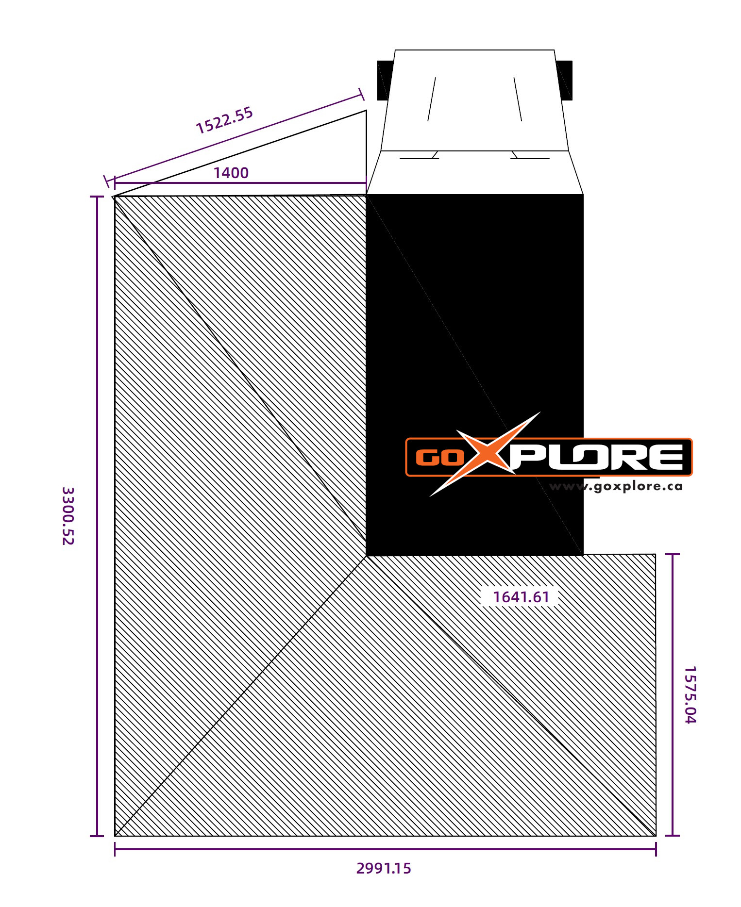 TUMI - Valise à 4 roulettes extensible à 19 degrés - Valise rigide - 77